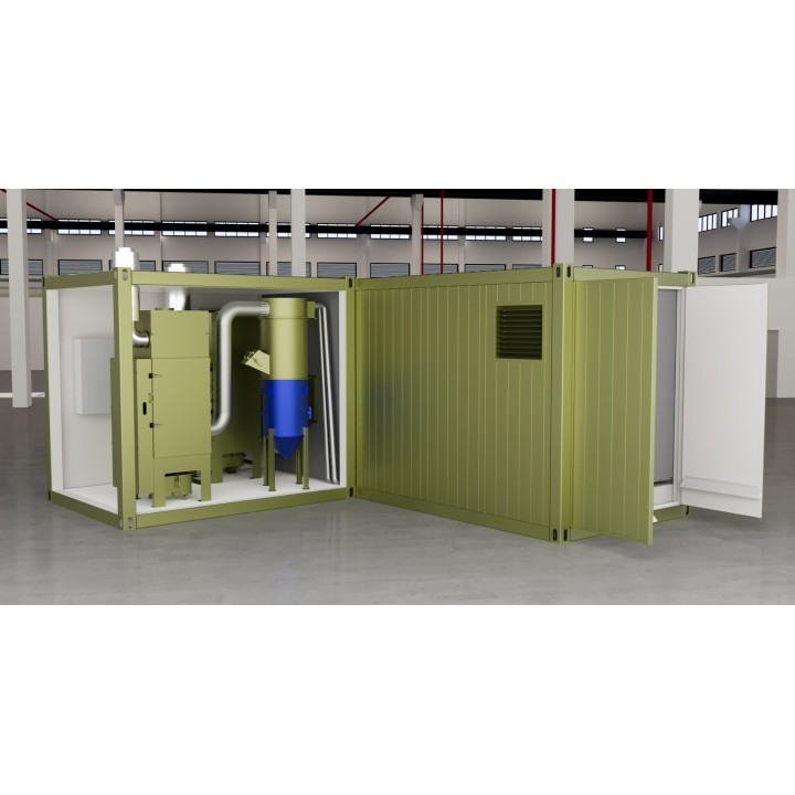 Mobile Shot Blasting Chamber Based on Sandwich Panels