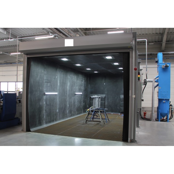 Kabina śrutownicza | Komora do piaskowania | Projekt pod klienta